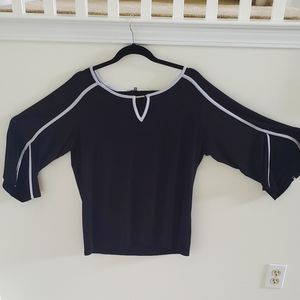 Calvin Klein Black/White Blouse